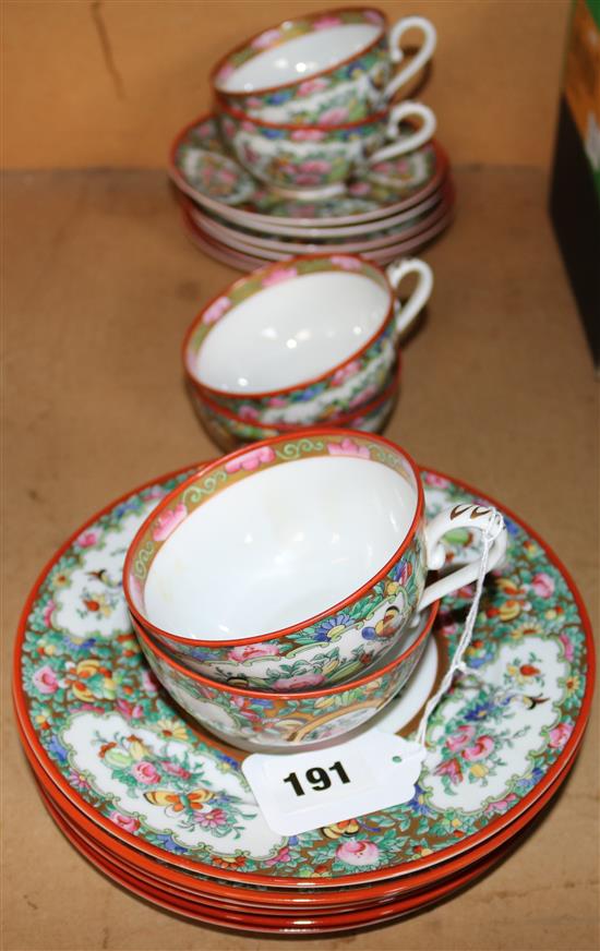 6 Rosenthal teacups, saucers and plates
